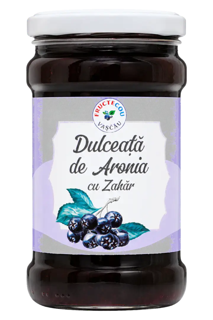 Dulceață de Aronia cu Zahăr, 314 g