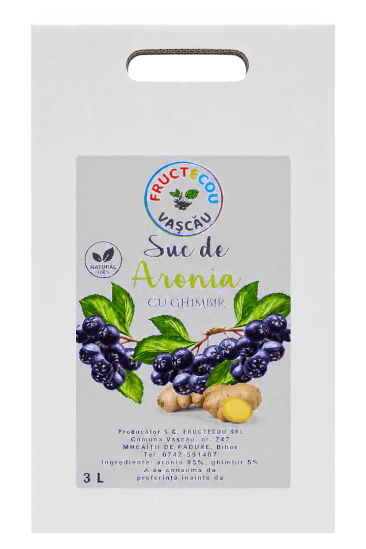 Suc de Aronia cu Ghimbir, 3000 ml