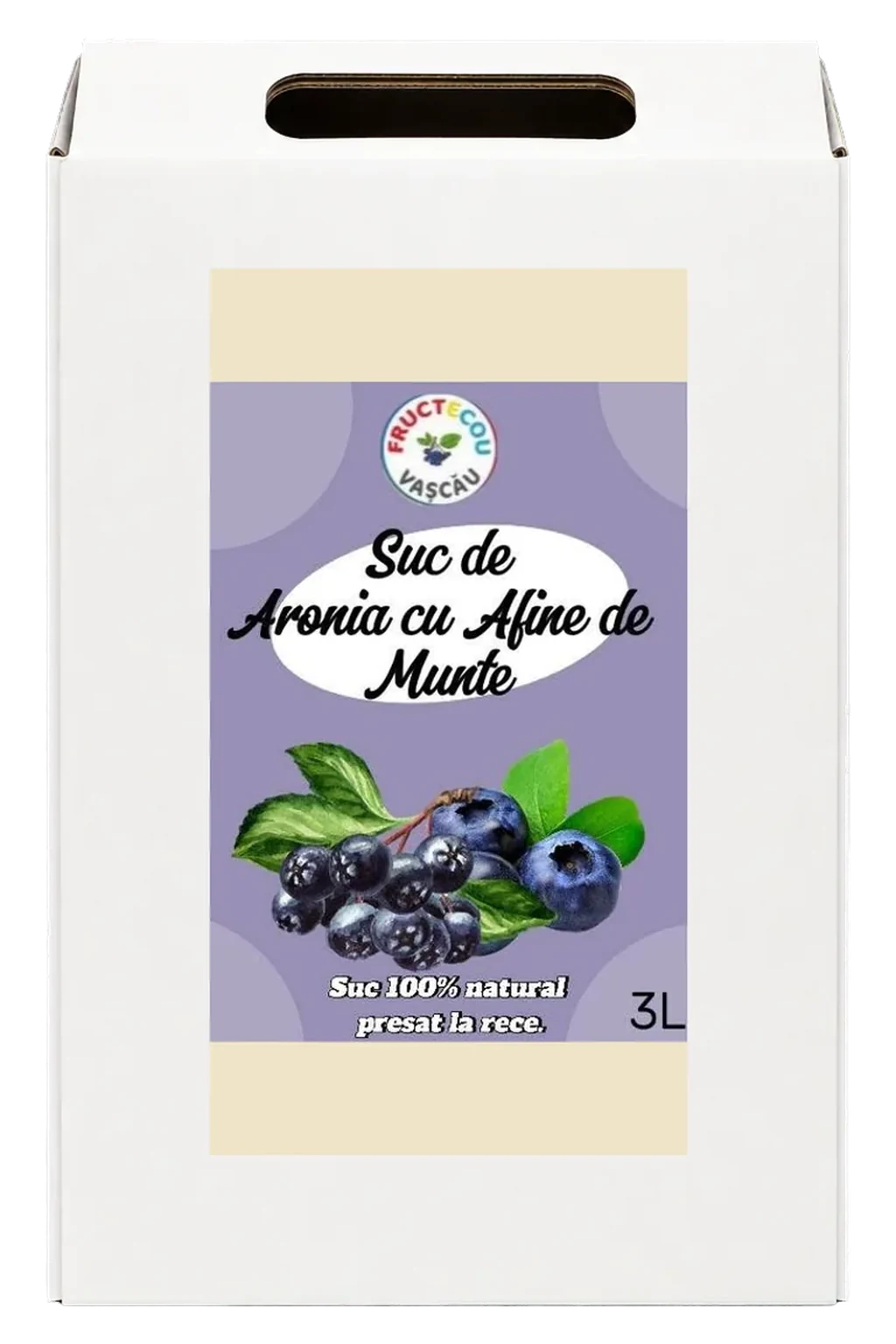 Suc de Aronia cu Afine de Munte, 3000 ml